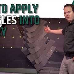 How to Apply Shingles Into Valley