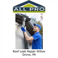 Roof Leak Repair Willow Grove, PA