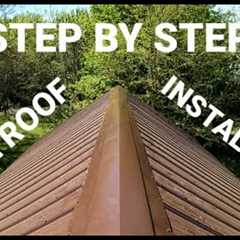 HOW TO INSTALL A METAL ROOF