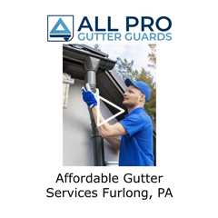 Affordable Gutter Services Furlong, PA - All Pro Gutter Guards