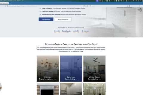 General Contractor Services in Biltmore | What Homeowners Should Understand