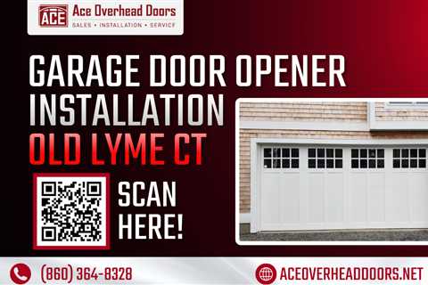 Garage door opener replacement Old Lyme CT