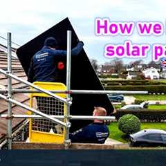 Installing Solar Panels on a UK roof – Full Walkthrough