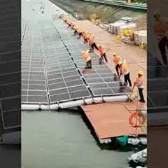 Installing floating solar photovoltaics: Collecting electricity