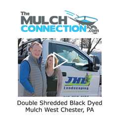 Double Shredded Black Dyed Mulch West Chester, PA - The Mulch Connection