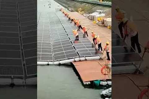 Installing floating solar photovoltaics: Collecting electricity