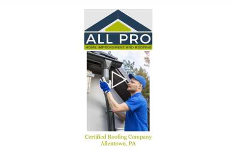 Certified Roofing Company Allentown, PA - All Pro Roof Stone Atlas