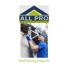Roof Cleaning Exton, PA - All Pro Roofing Materials