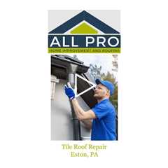 Tile Roof Repair Exton, PA - All Pro Roof Stone Atlas