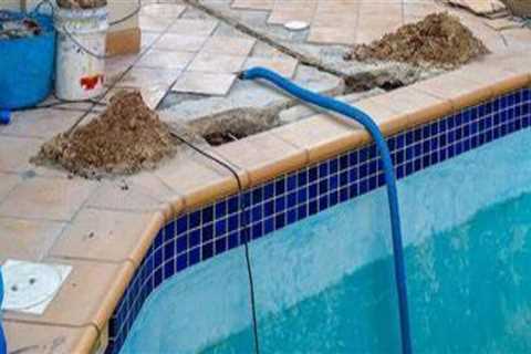 Why Plumbing Leaks Can Contribute to Premature Pool Deck Damage